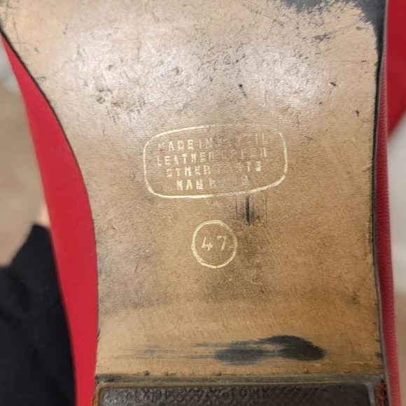 Vintage Red Boots - Picture 2 of 3